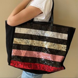 Sequined Victoria’s Secret Tote